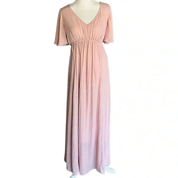 SHOW ME YOUR MUMU Pink Maxi Dress Small - Picture 2 of 5